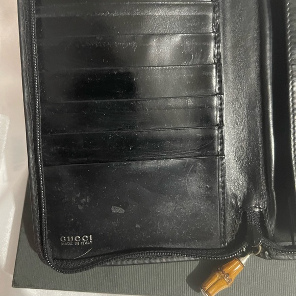 Gucci Rare Vintage Tom Ford Era Nylon Bamboo Long Wallet - Picture 14 of 16